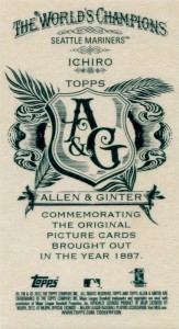 Allen Ginter Mini NNO